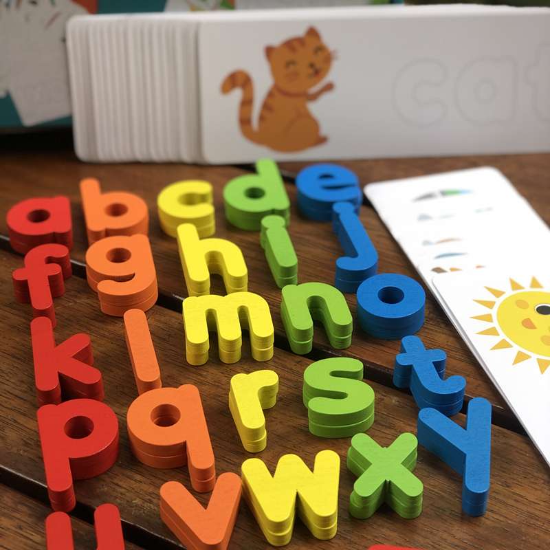 知育玩具 アルファベットと単語の学習セット