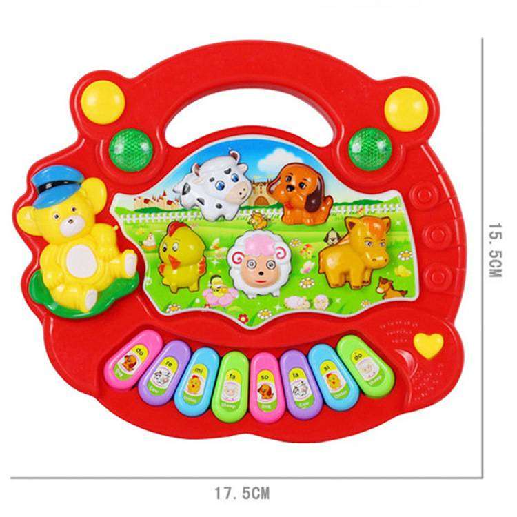 知育玩具 農場の音楽隊 ピアノ玩具
