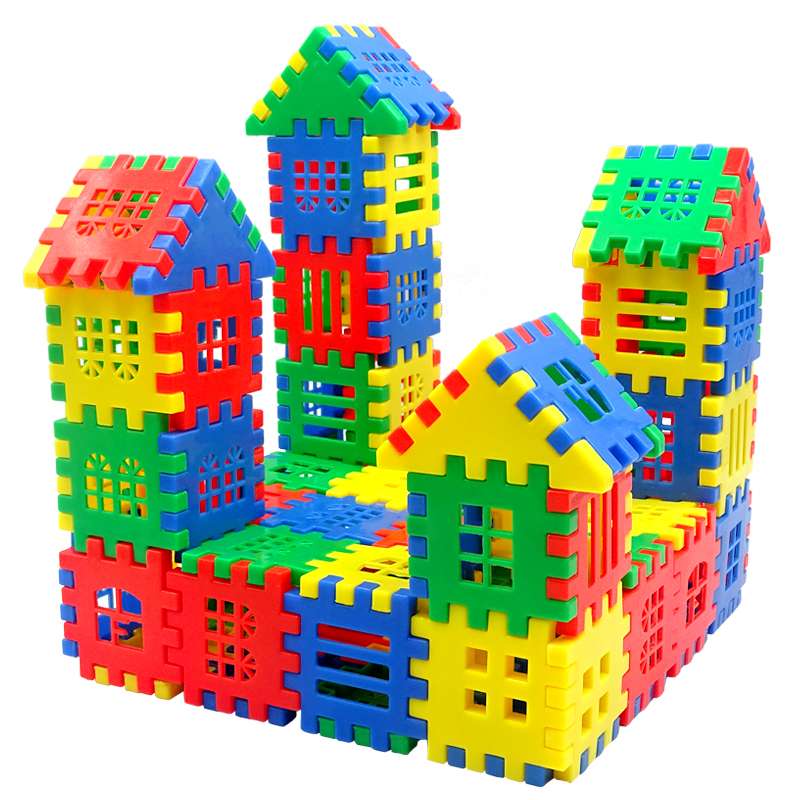 知育玩具 知育パズルハウス組立ブロック
