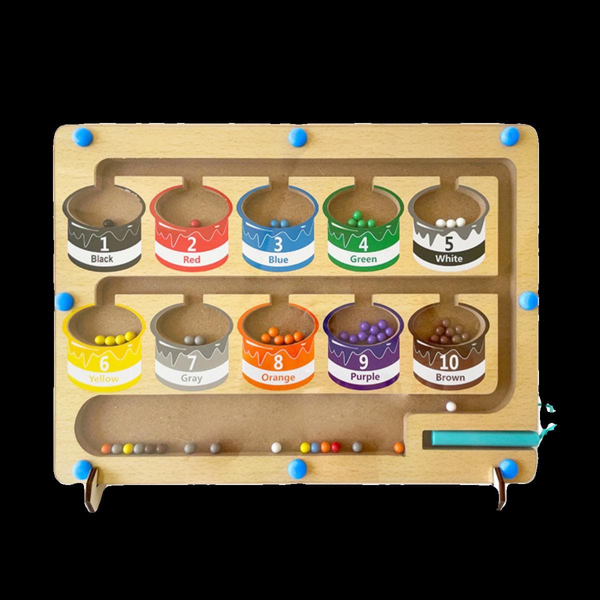 知育玩具 幼児園ボールカップ練習盤