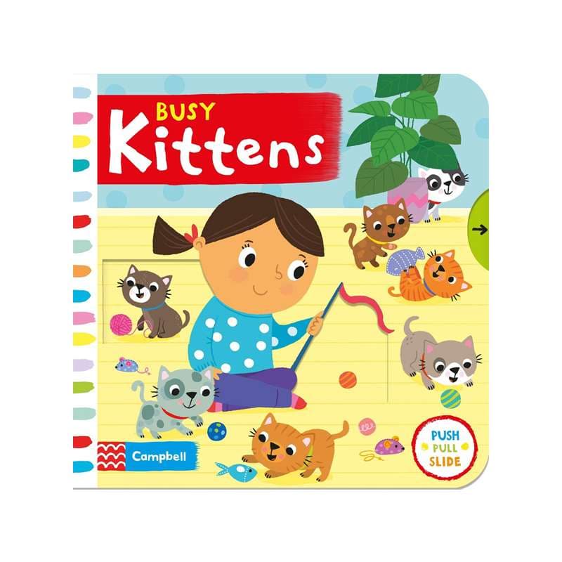 知育玩具 忙しい子猫のしかけ絵本