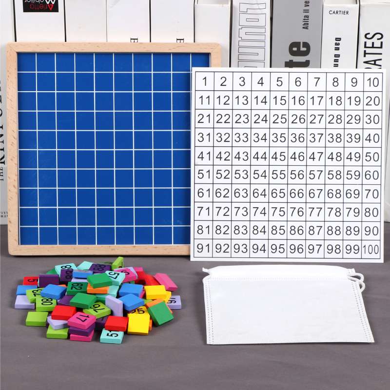 知育玩具 モンテッソーリ式数字盤セット