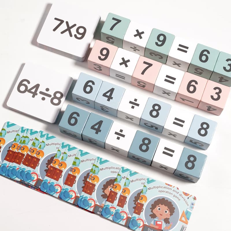知育玩具 計算 キューブパズル