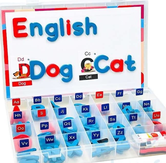 知育玩具 アルファベットと数字のパズルセット