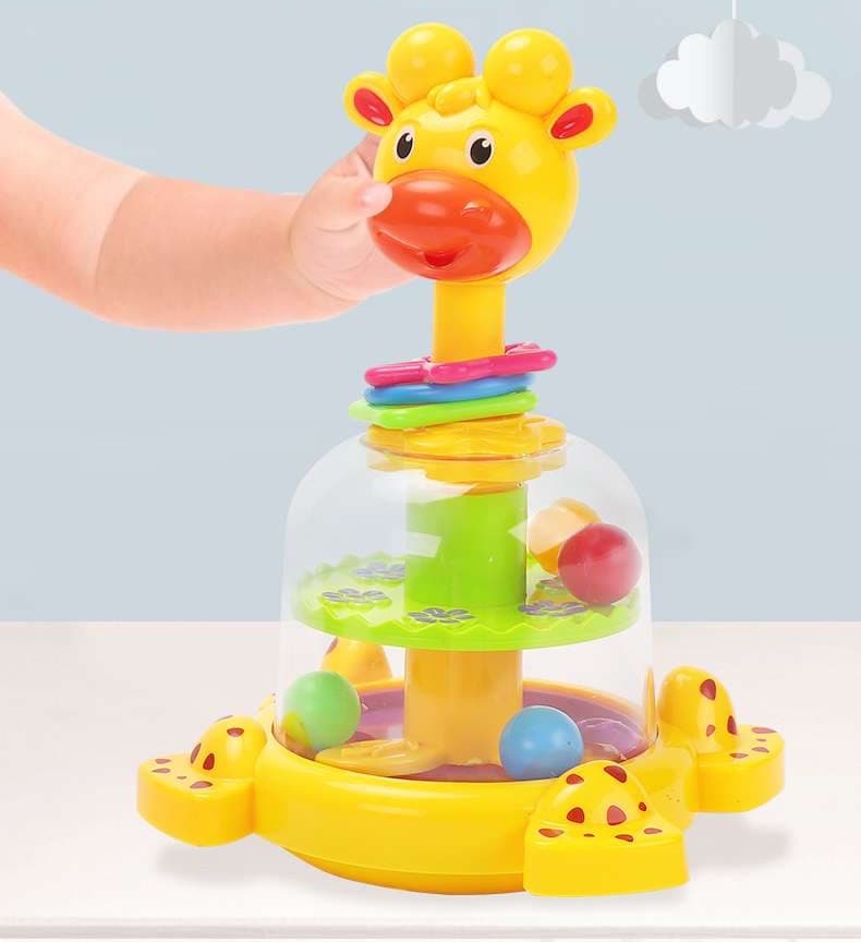 知育玩具 めくるめく動物タワー