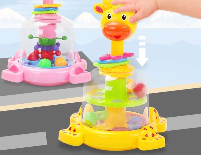 知育玩具 めくるめく動物タワー