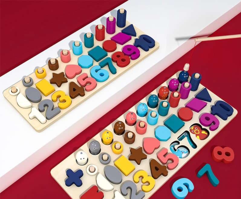 知育玩具 知育遊びの数字パズル