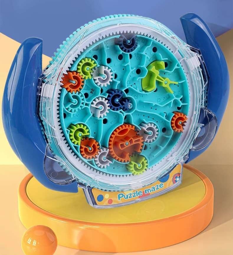 知育玩具 迷路探検！歯車パズル迷宮