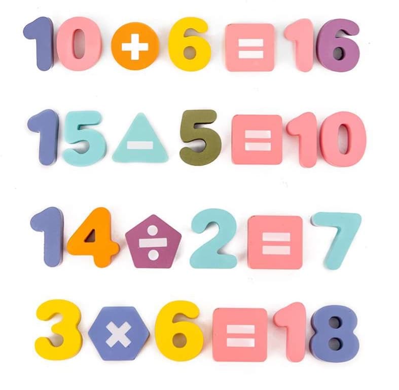 知育玩具 アルファベットと数字のパズル