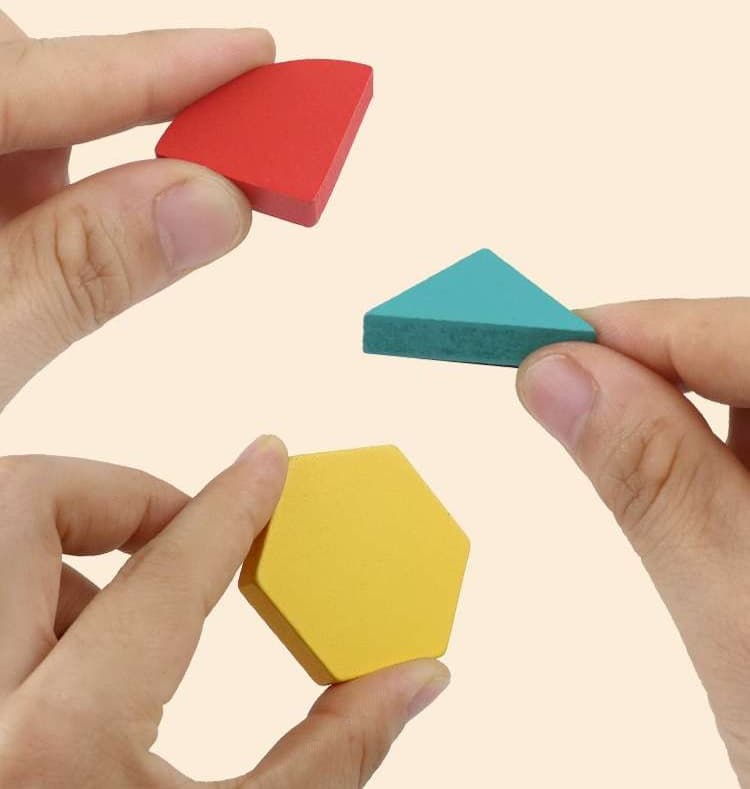 知育玩具 知育パズル磁石ブロック