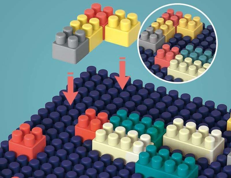 知育玩具 創造力育成ブロックセット