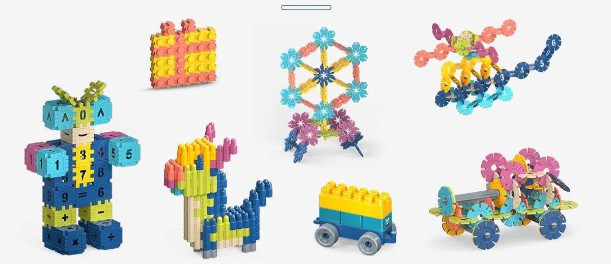 知育玩具 知育ブロック積み木セット