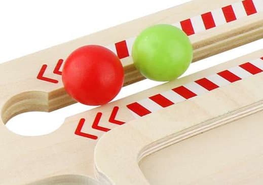 知育玩具 木製マルチレベル迷路タワー