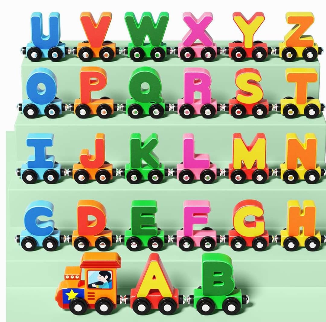 知育玩具 磁石でつながる数字電車セット