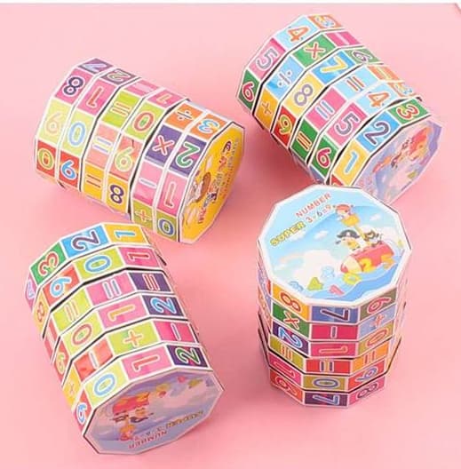 知育玩具 数字遊び魔方陣
