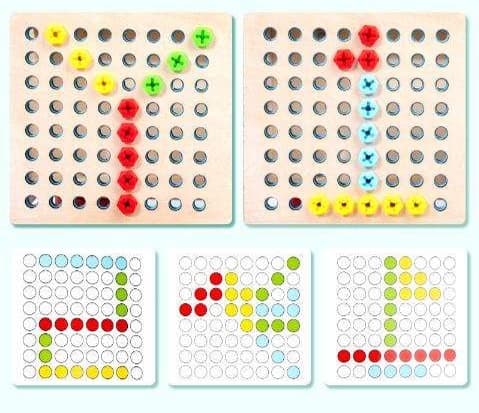 知育玩具 知育工具セット ブロック遊び