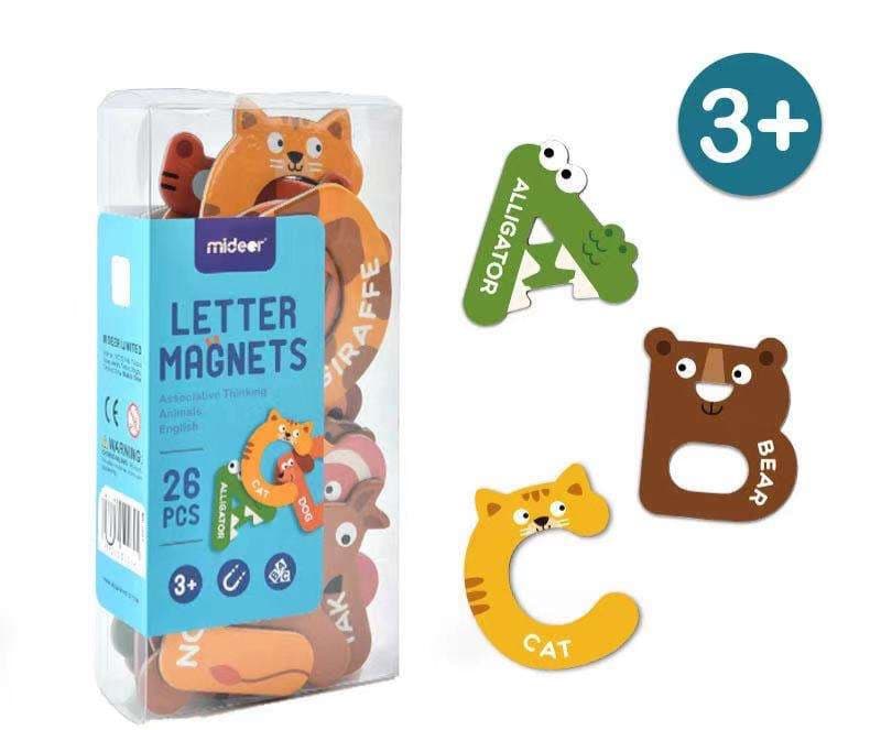 知育玩具 動物アルファベットマグネット