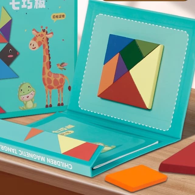 知育玩具 七巧板 幼児向け図形パズル