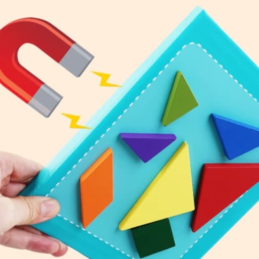 知育玩具 七巧板 幼児向け図形パズル