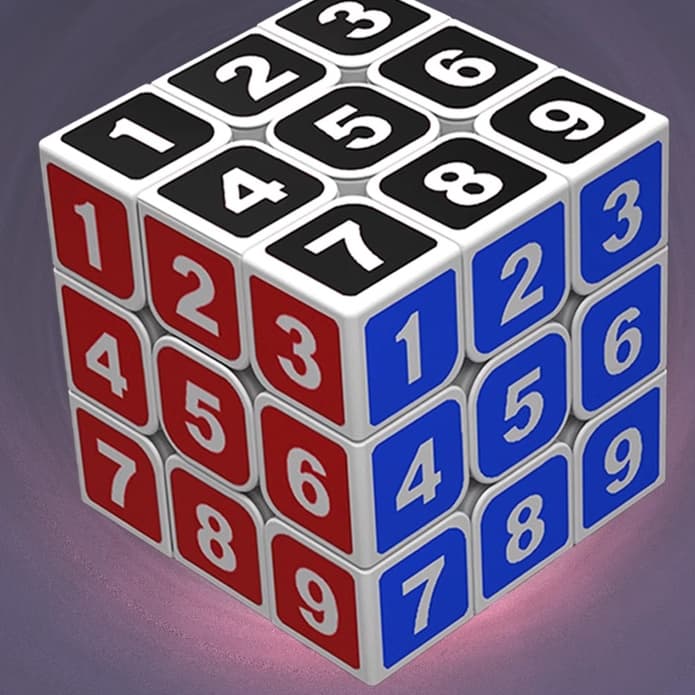 知育玩具 数字パズルキューブ 初めての立体脳トレ