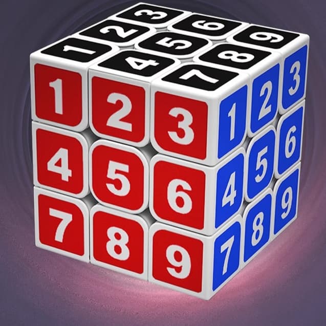 知育玩具 数字パズルキューブ 初めての立体脳トレ