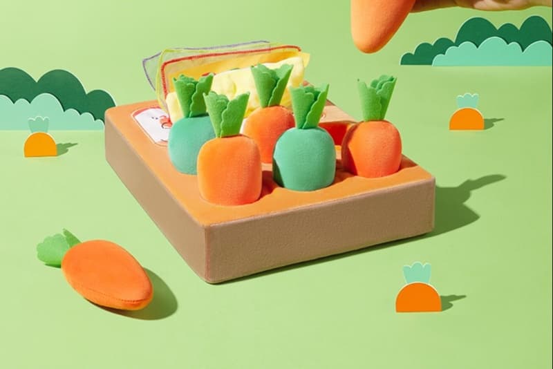 知育玩具 ティッシュ にんじん畑の知育ティッシュ