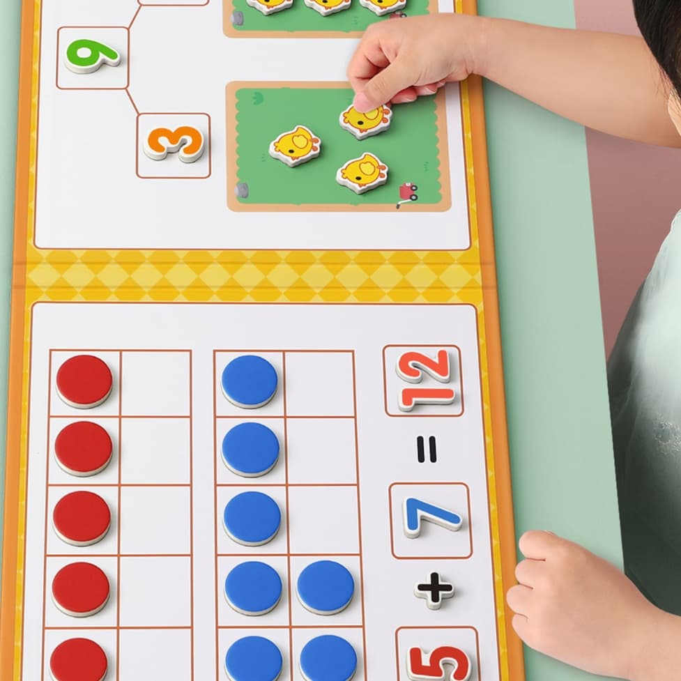 知育玩具 計算 マグネット幼児計算力育成セット