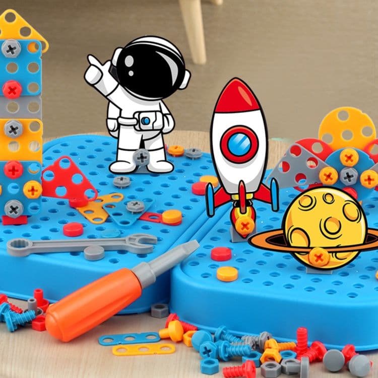 知育玩具 宇宙探検ネジ組み立てセット