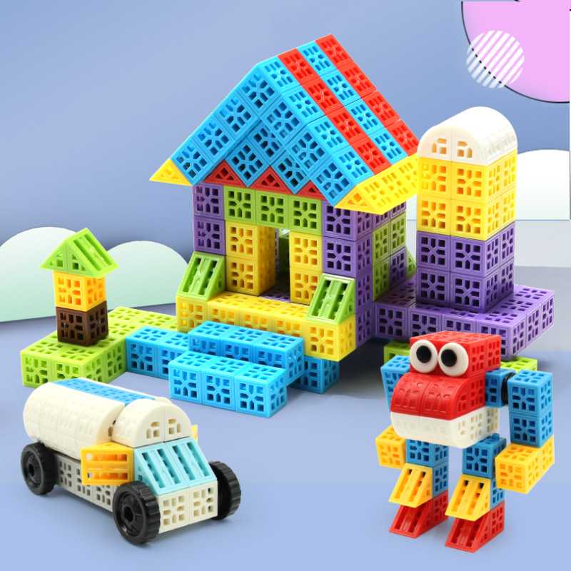 知育玩具 創造力を育む立体建築ブロック