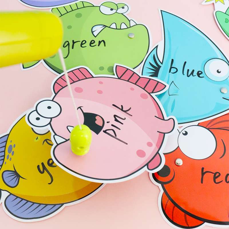 知育玩具 魚釣り学習カードゲーム