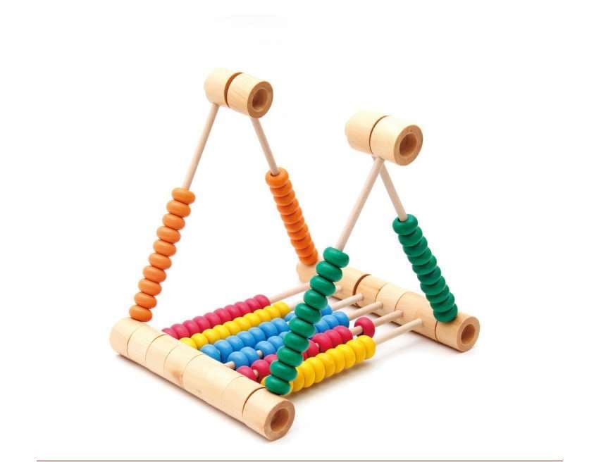 知育玩具の十玉そろばん