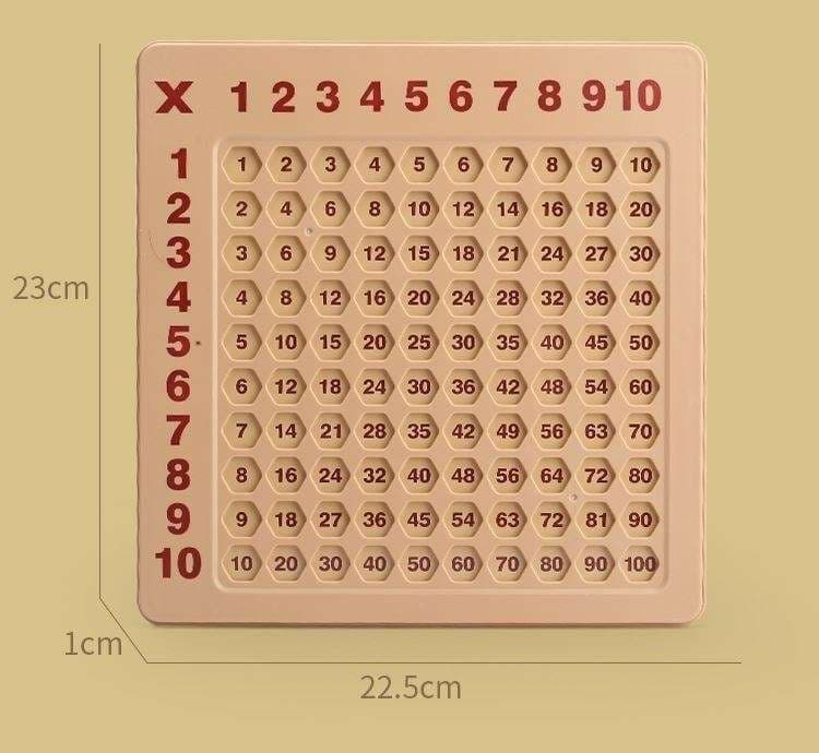 知育玩具 磁石でくっつく掛け算ゲーム