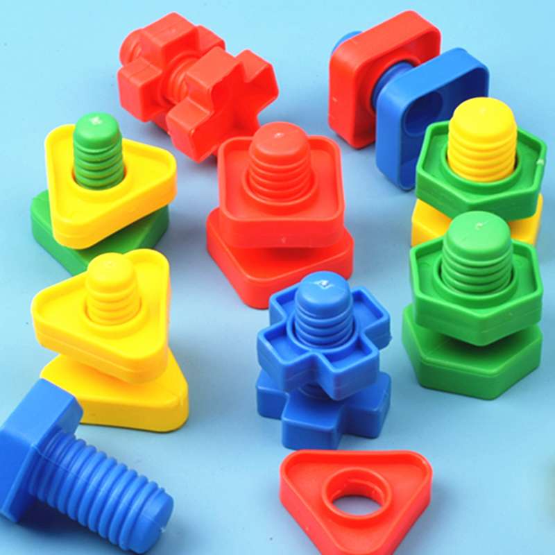 知育玩具  幼児用大型ネジ遊びセット