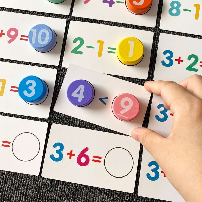 知育玩具 算数ブロックパズル