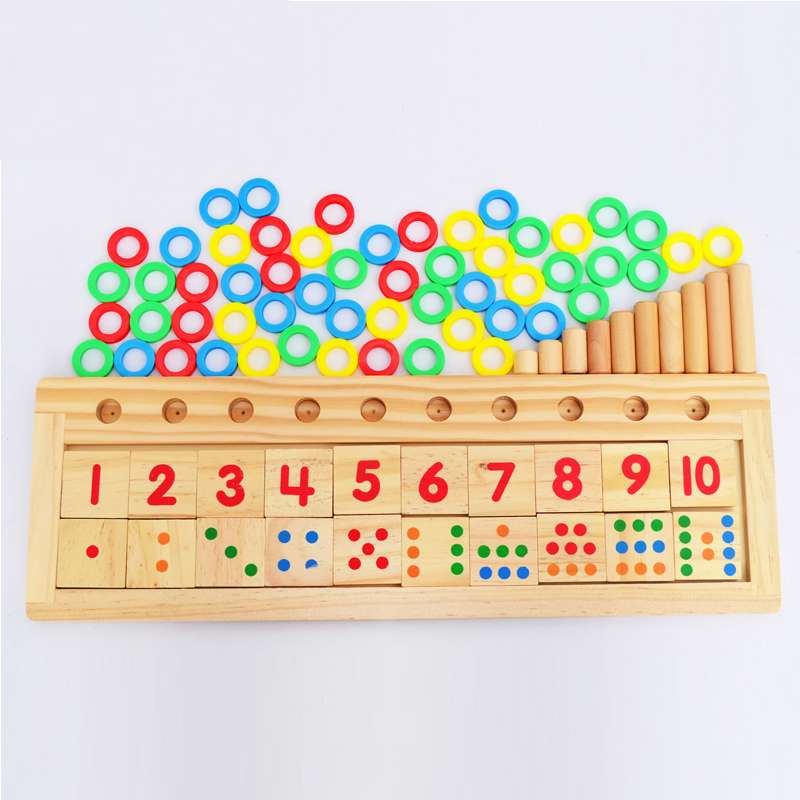 知育玩具 遊びながら学べる数字ボード