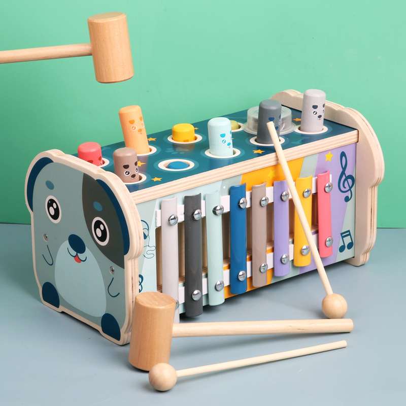 知育玩具 わんわん音楽たたきゲーム