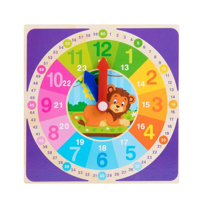 知育玩具 学習型アナログ時計パズル