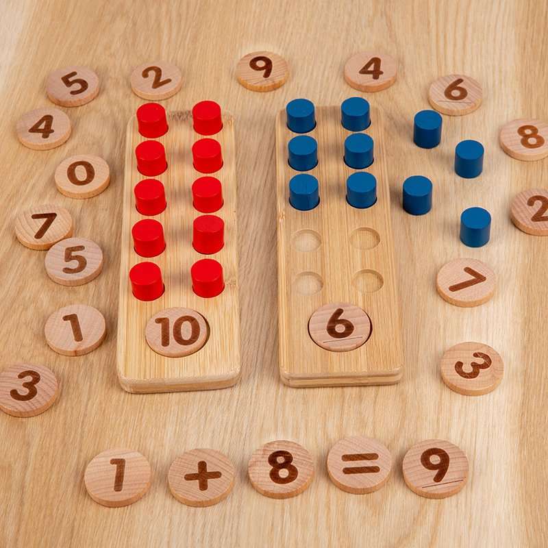 知育玩具 10フレーム算数ボード