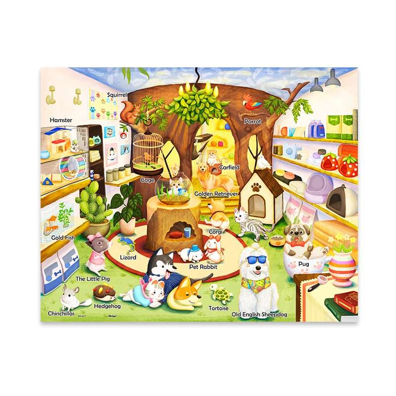 知育玩具  ペットショップパズル