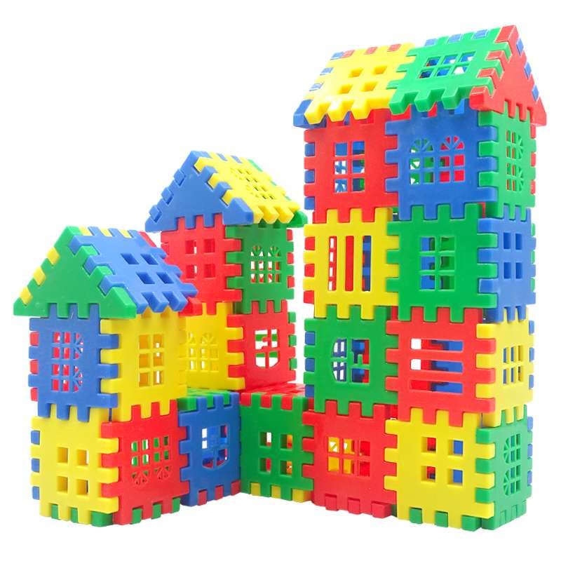 知育玩具 知育パズルハウス組立ブロック
