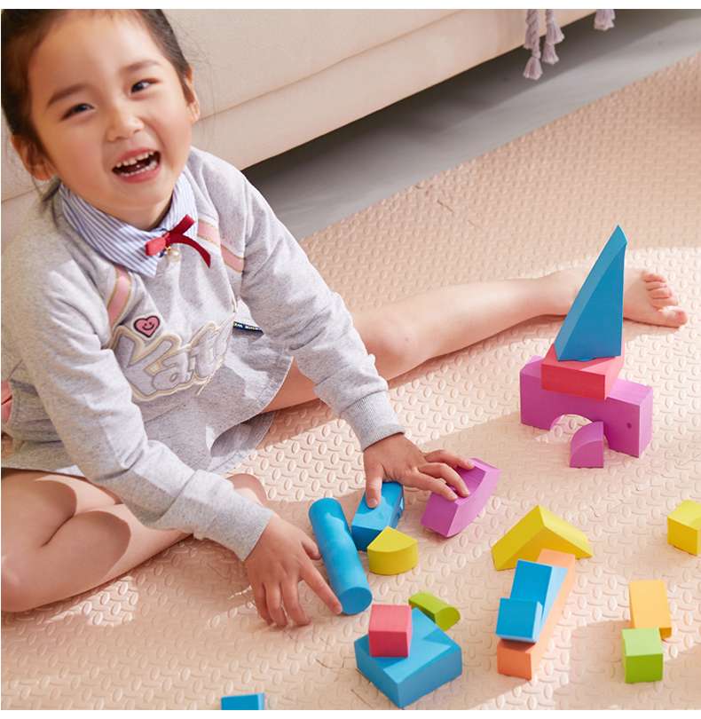知育玩具 積み木で遊ぼう！知育ブロックセット