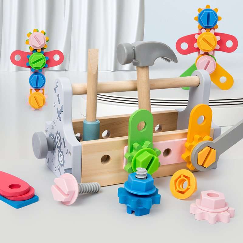知育玩具 知育工具セット「はじめてのネジ遊び」