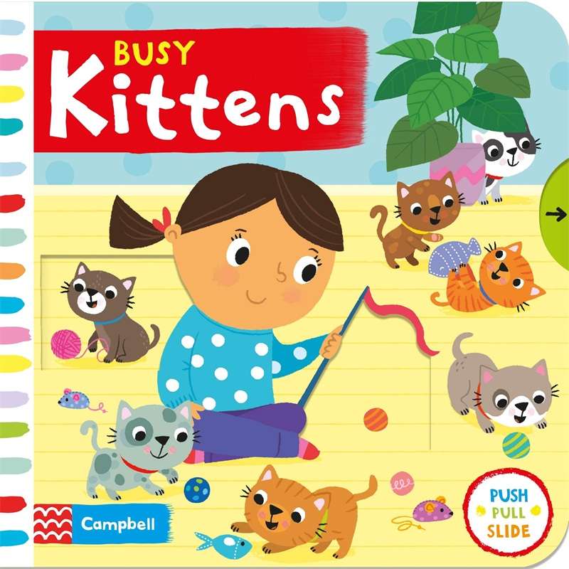 知育玩具 忙しい子猫のしかけ絵本