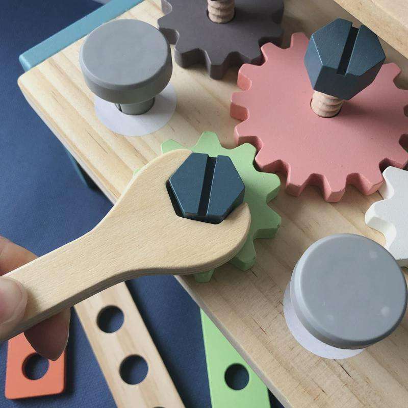 知育玩具 木のぬくもり工作セット
