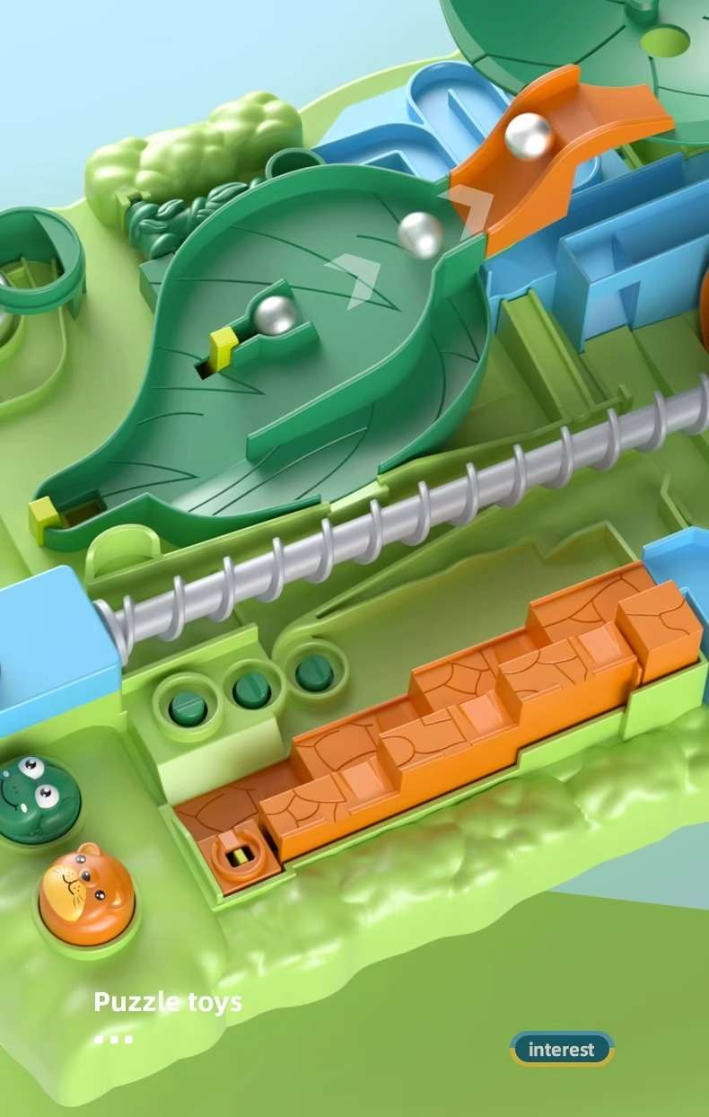 知育玩具  森の冒険ビー玉迷路 知育ボードゲーム