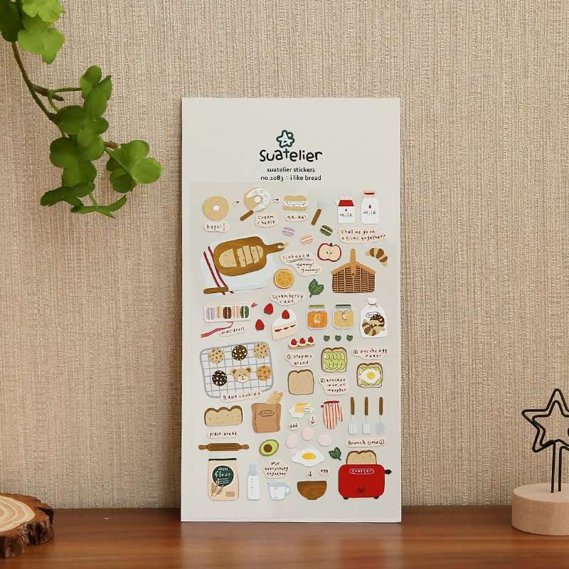 知育玩具  朝食語彙学習シール