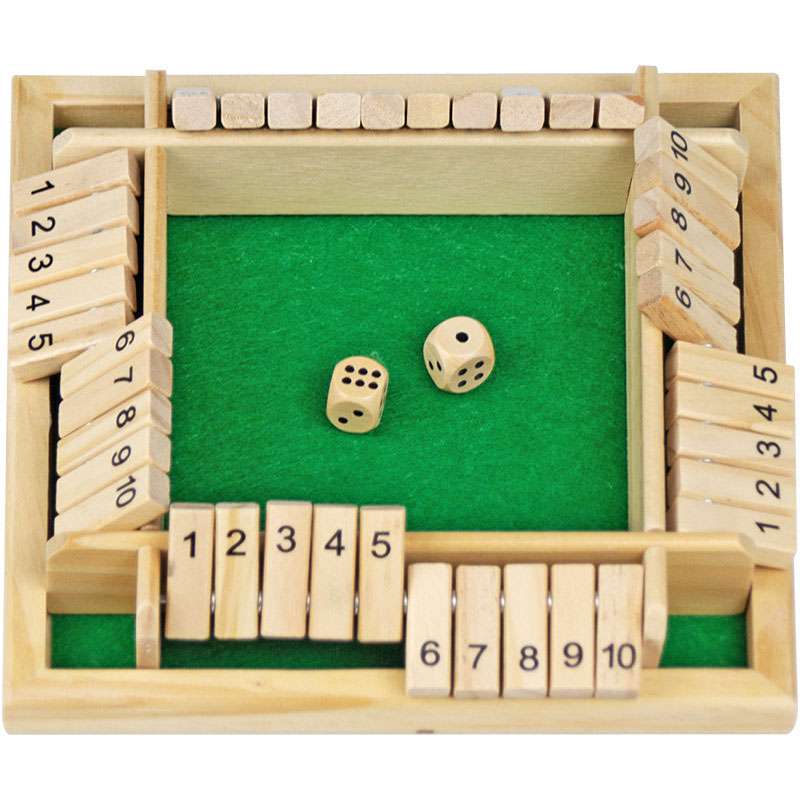 知育玩具 木製サイコロ盤ゲーム