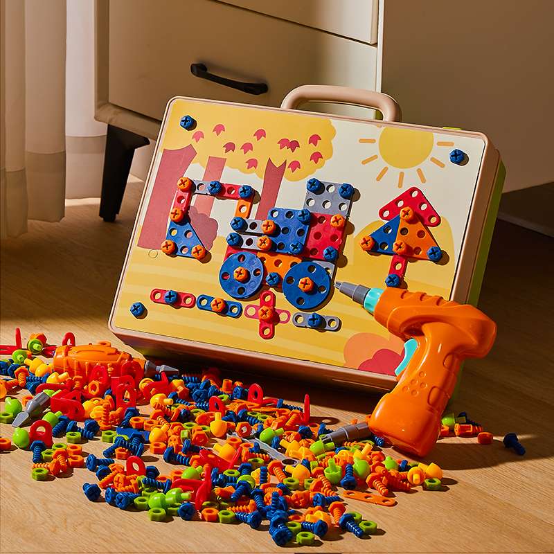 知育玩具  組み立てネジ遊び知育ボード