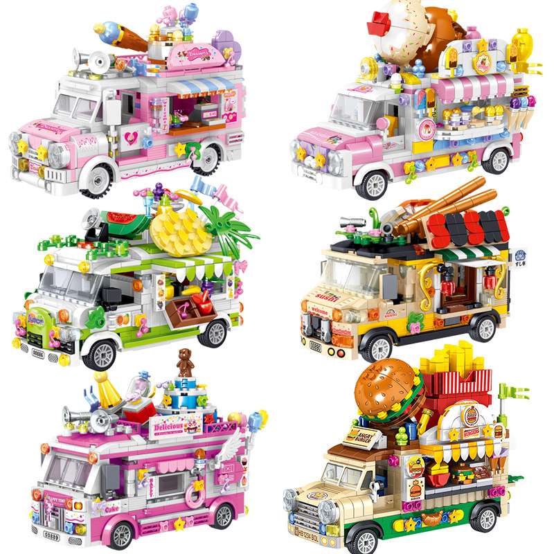 知育玩具 美味しい屋台車セット