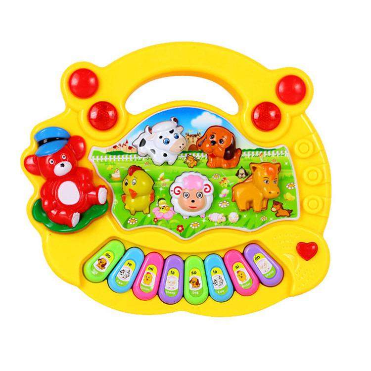 知育玩具 農場の音楽隊 ピアノ玩具